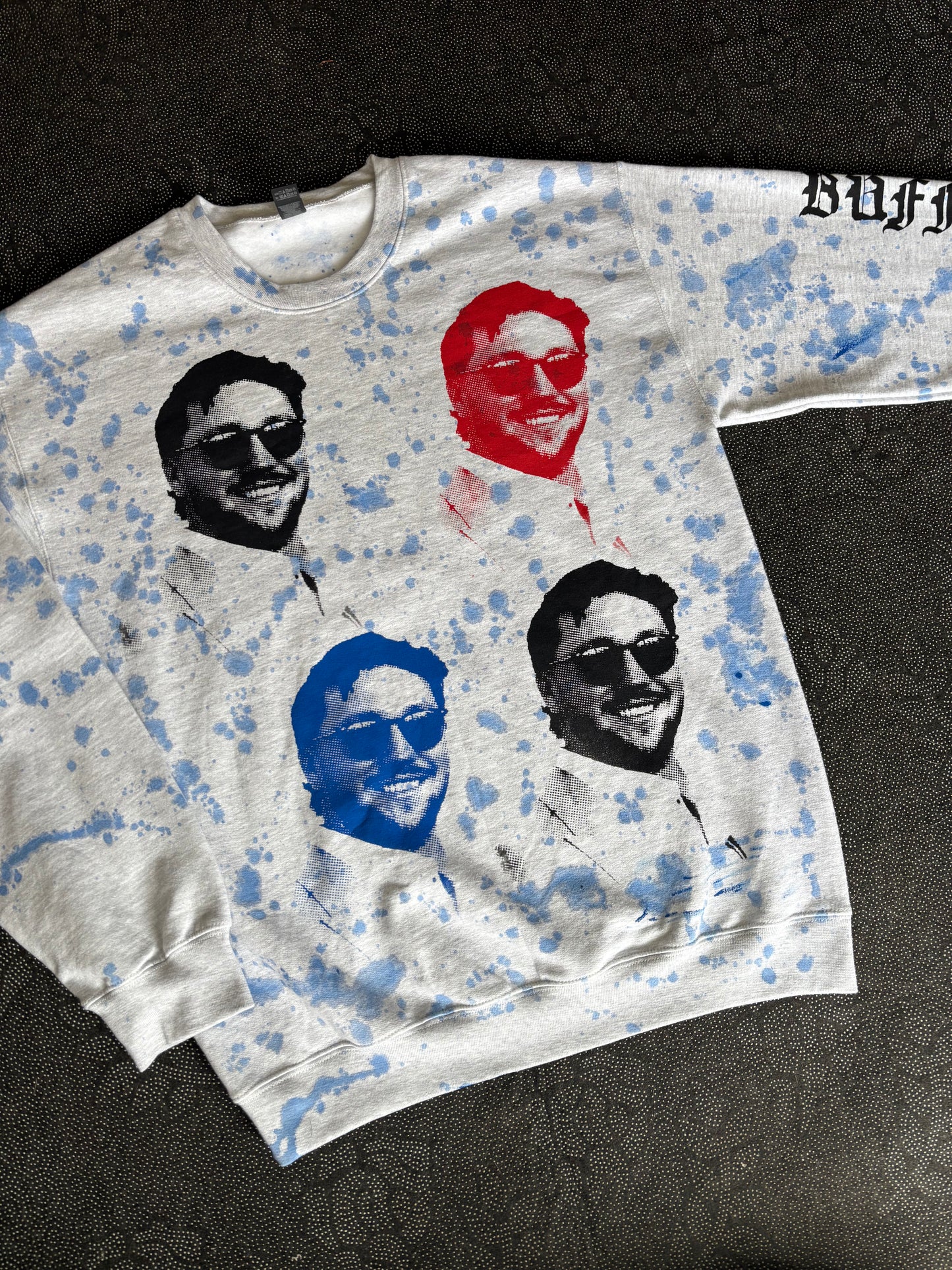 Splattered 17 Medium Crewneck