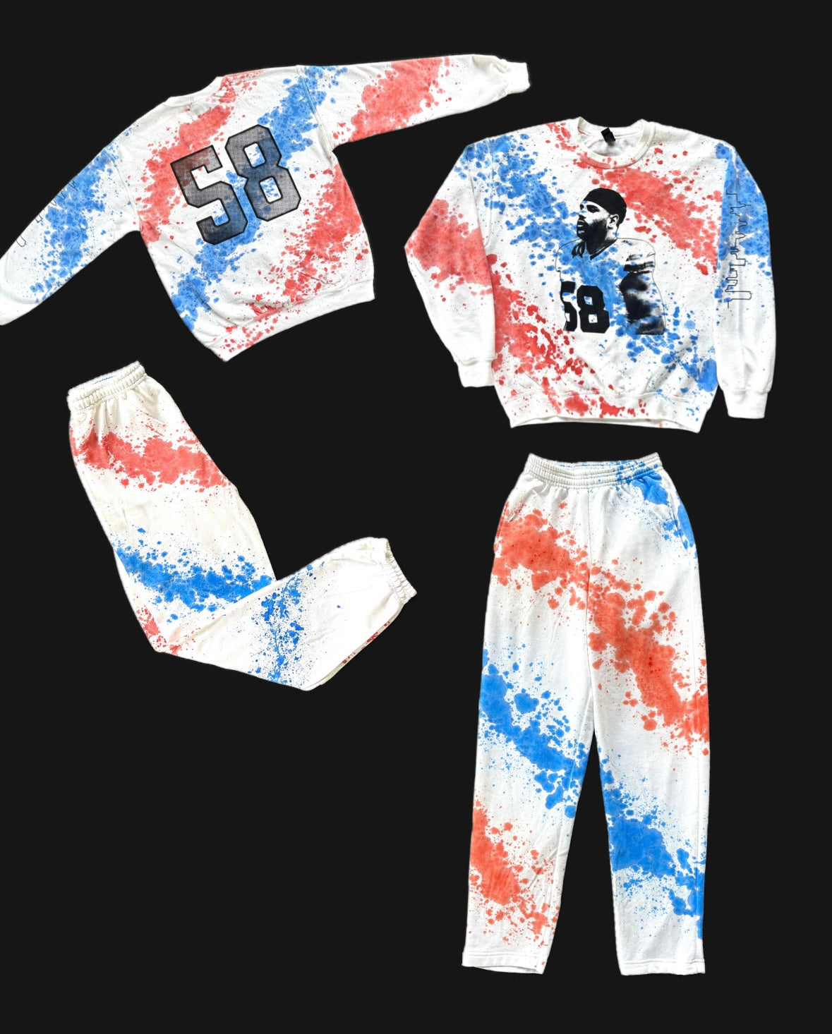 Splattered Unisex Sweatpants