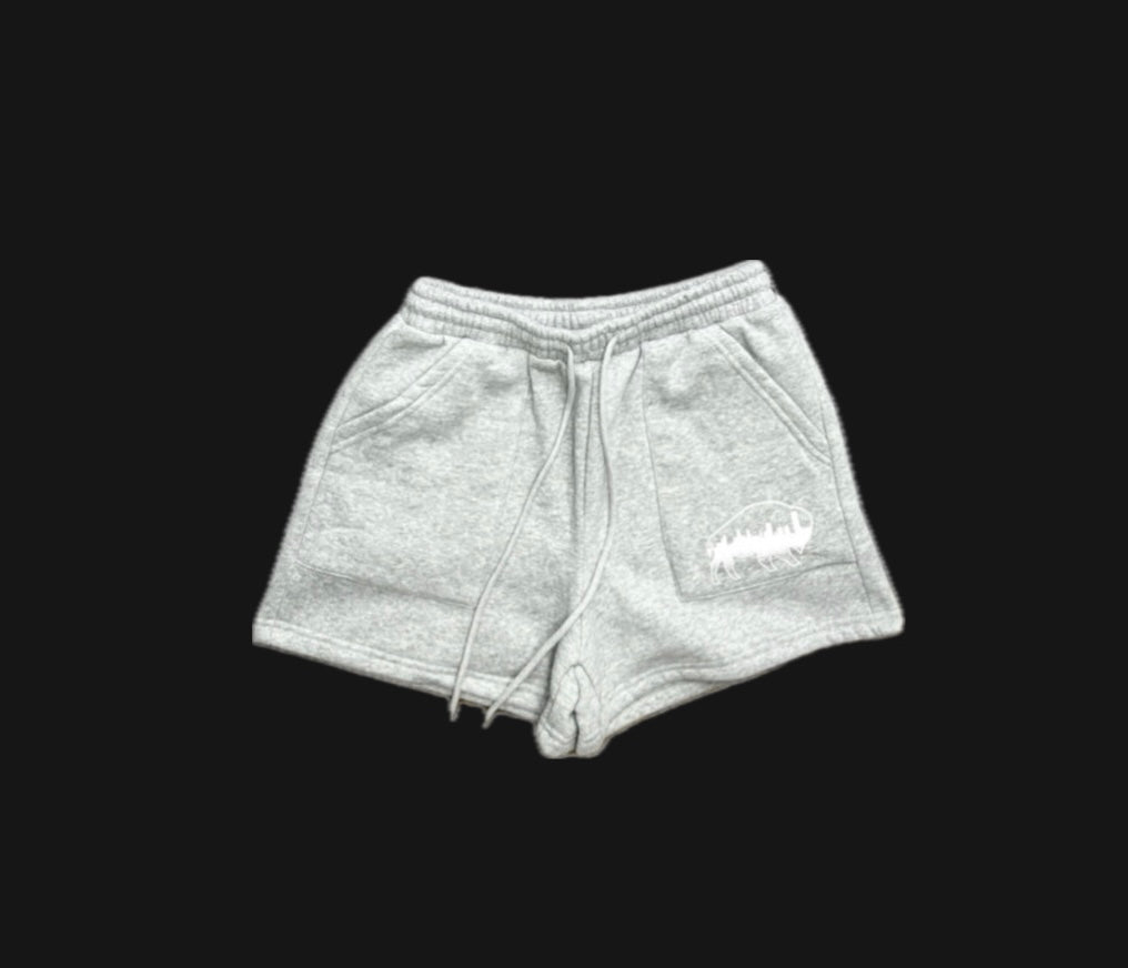 Skyline Light Grey Sweat Shorts ONLY