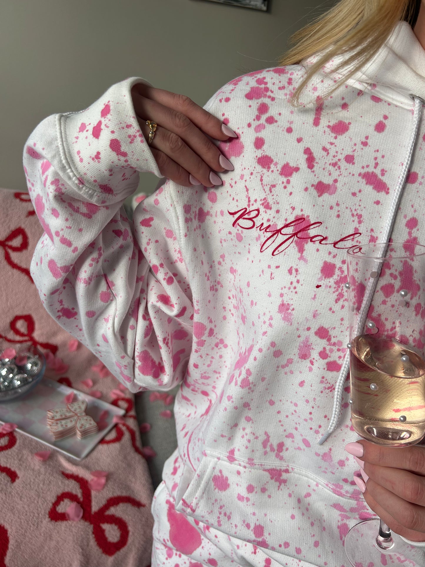 Splattered Buffalo Sweatshirt