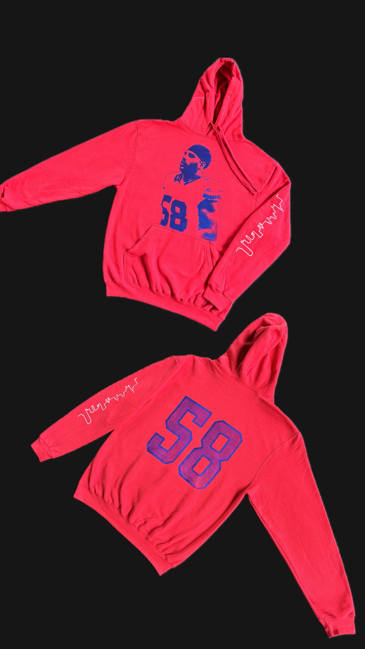 58 Red Hoodie