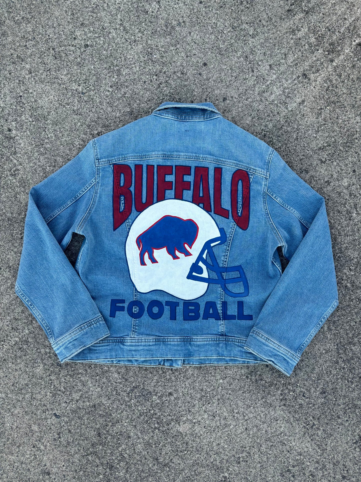 Vintage Buffalo Helmet Jacket, women’s large