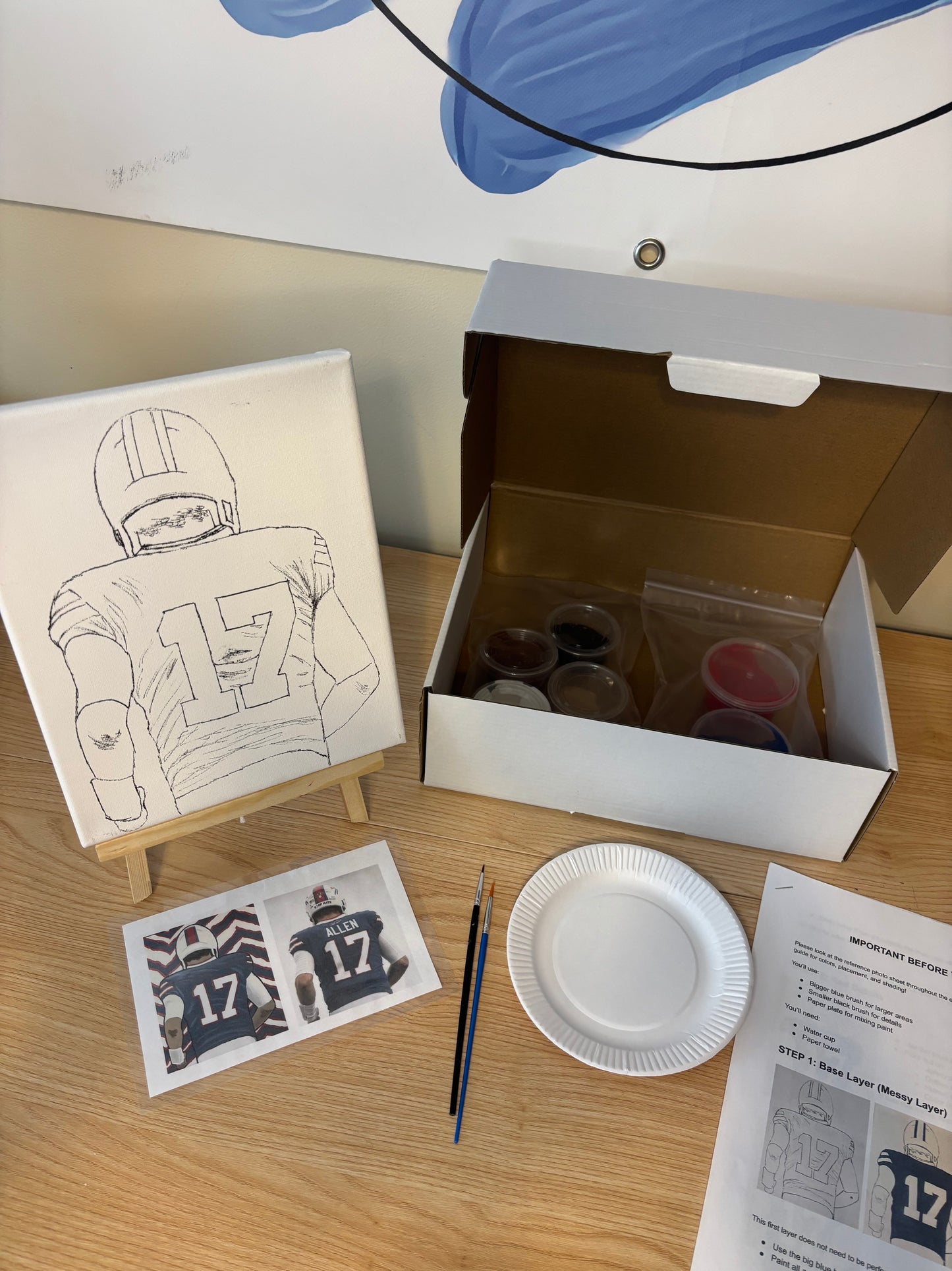 Buffalo Skyline Painting Kit