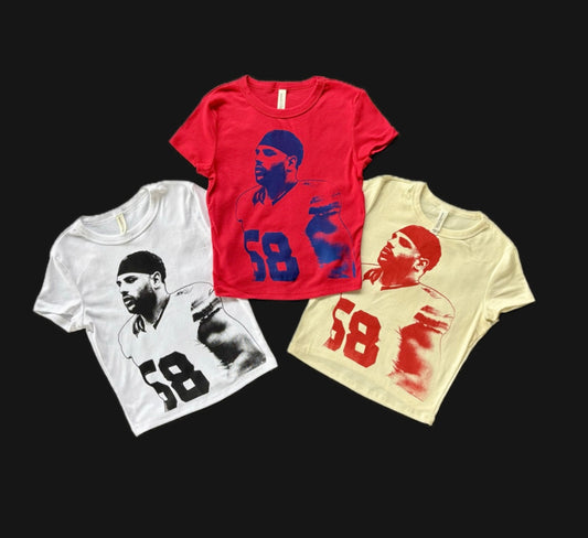 58 Cropped Womens Baby Tee