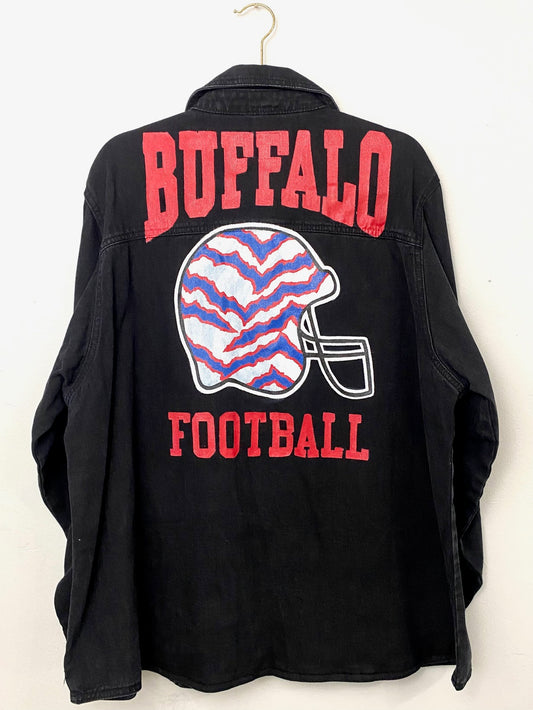 Buffalo Bills Hand Painted Denim Jacket