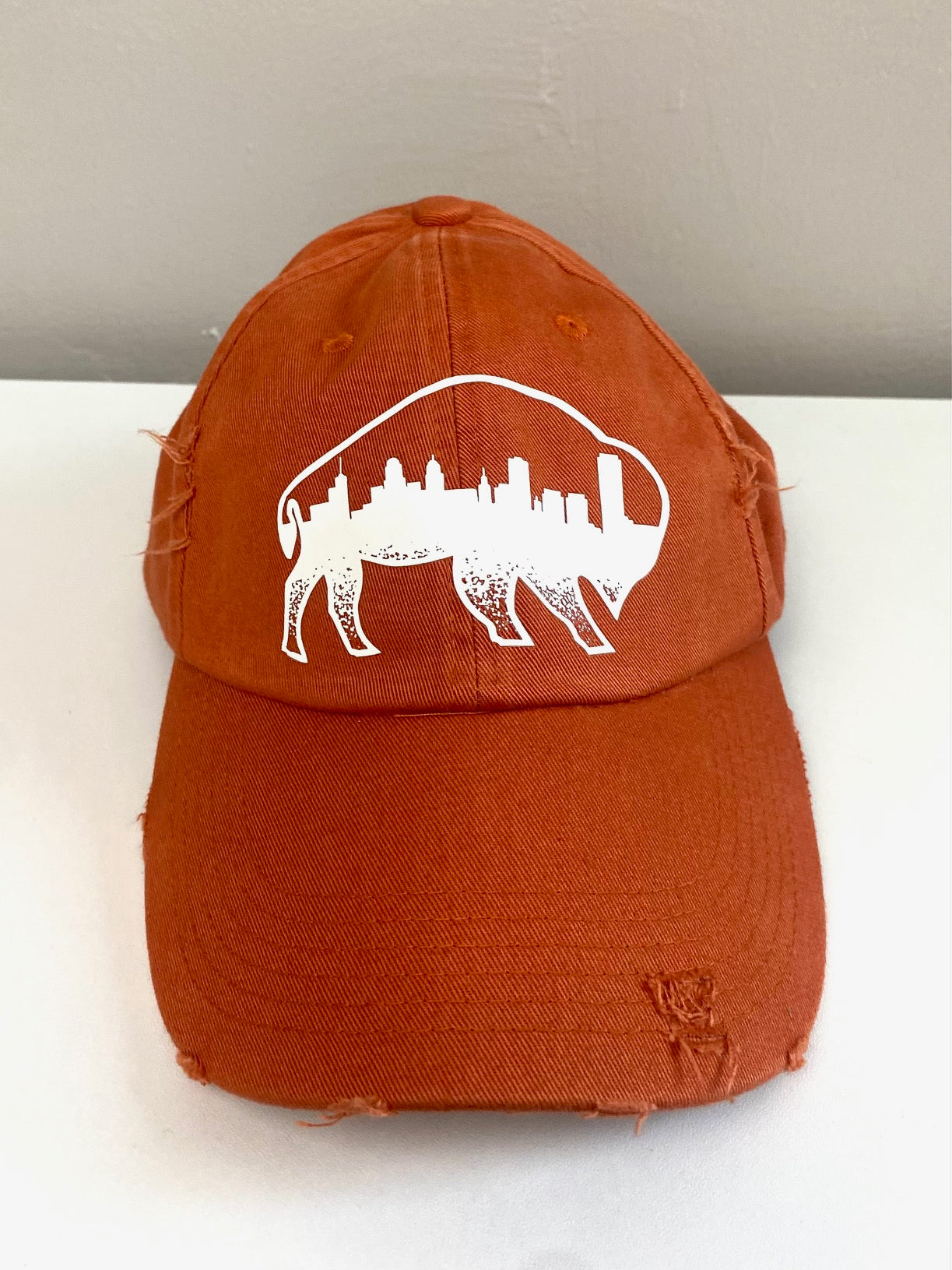 Distressed Buffalo Lacrosse Hats