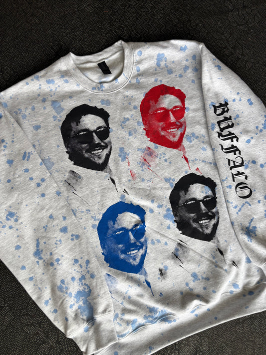 Splattered 17 Medium Crewneck