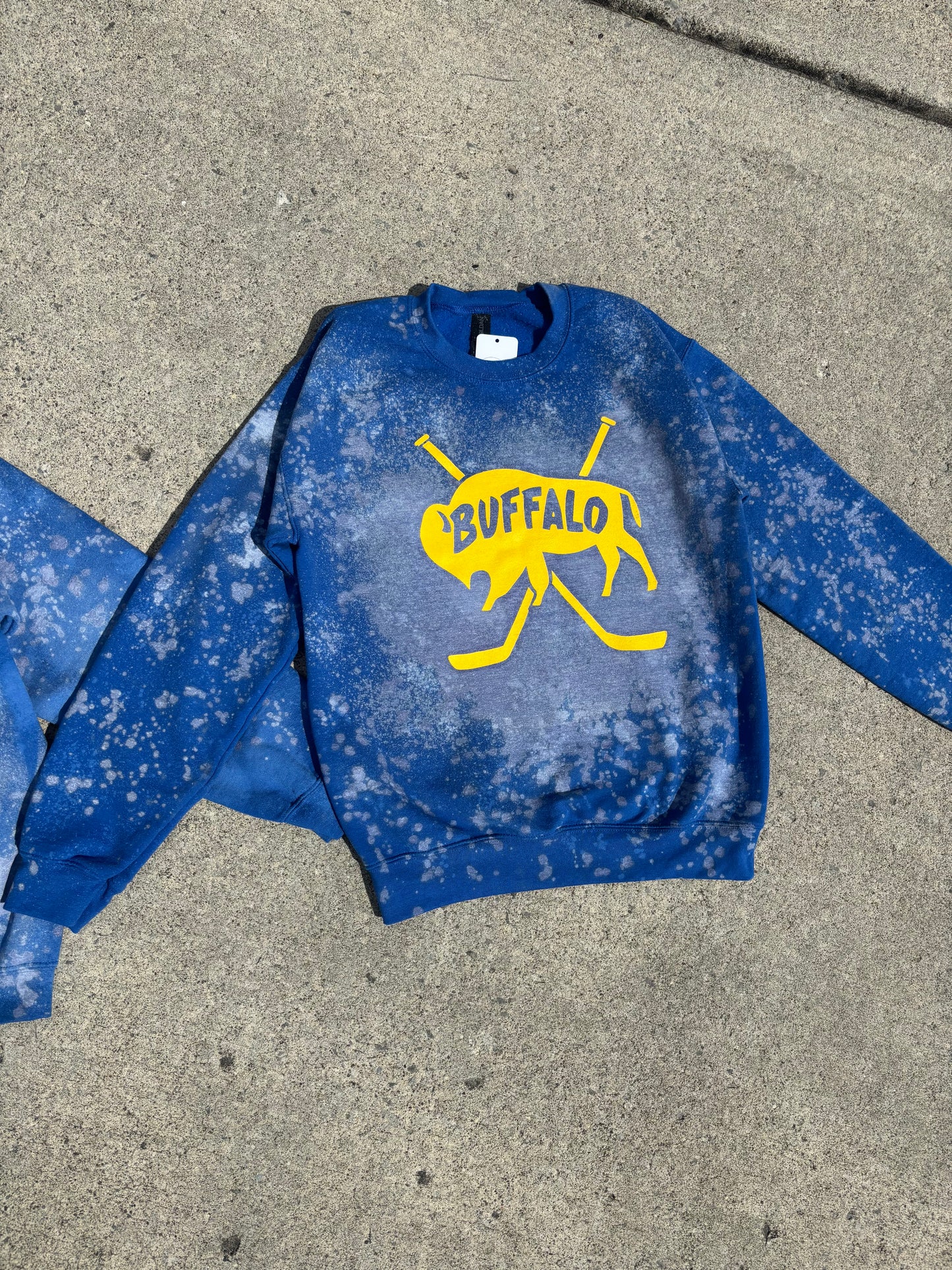 Buffalo Hockey Splattered Crewnecks