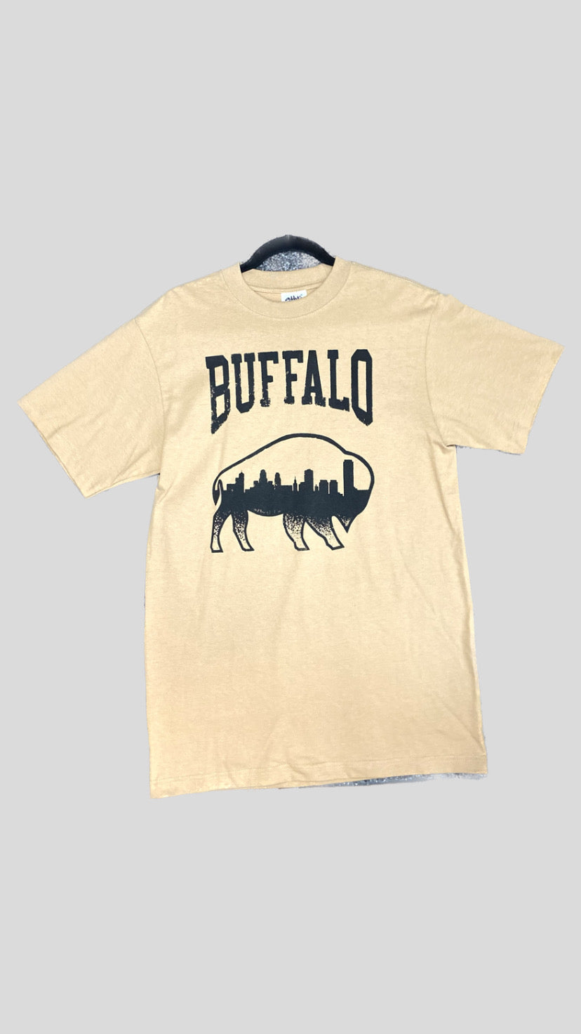 Simple Buffalo Skyline Unisex Tee