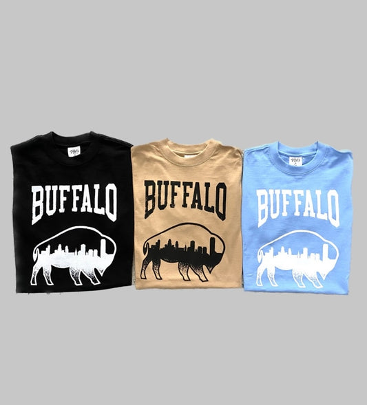 Simple Buffalo Skyline Unisex Tee