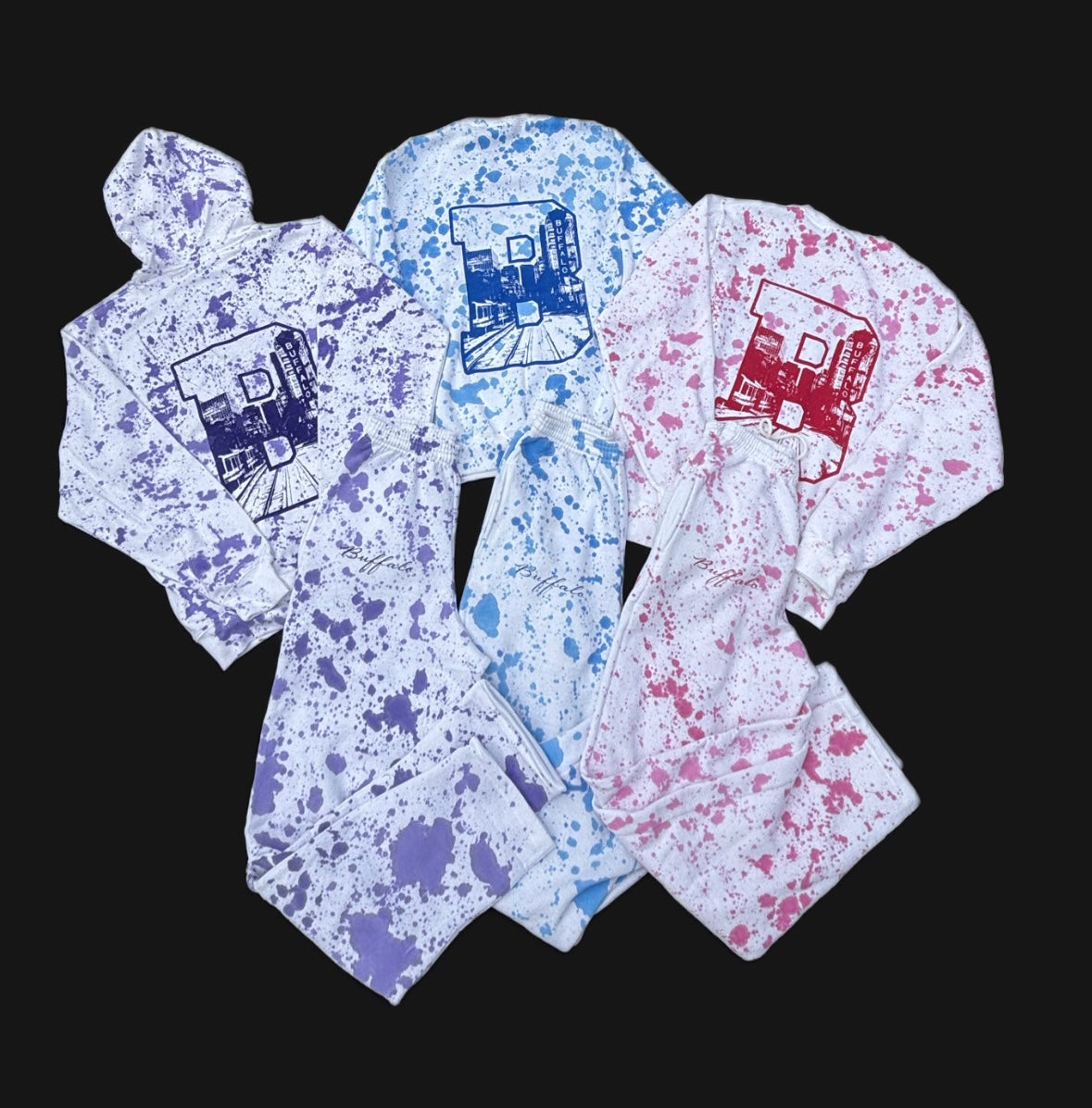 Splattered Buffalo Sweatshirt