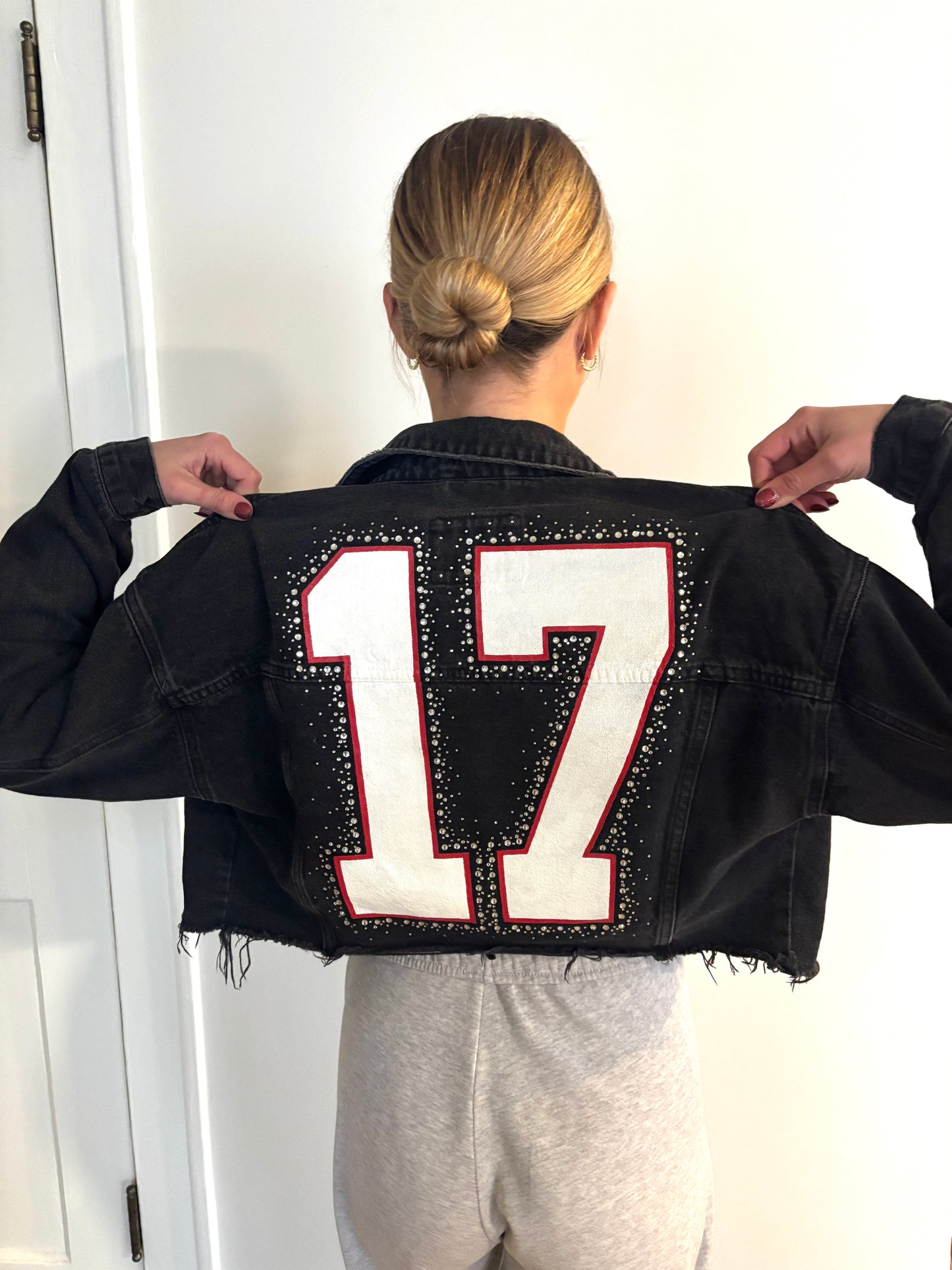 17 Bedazzled cropped Jacket (small)