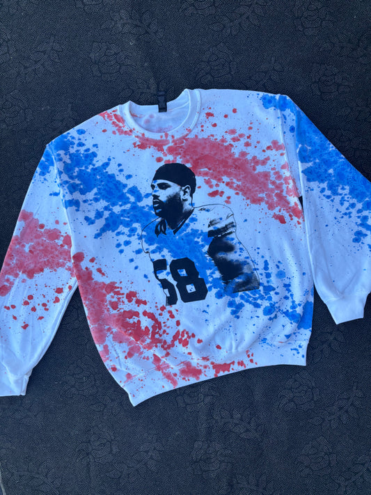 NEW 58 Splattered Crewnecks