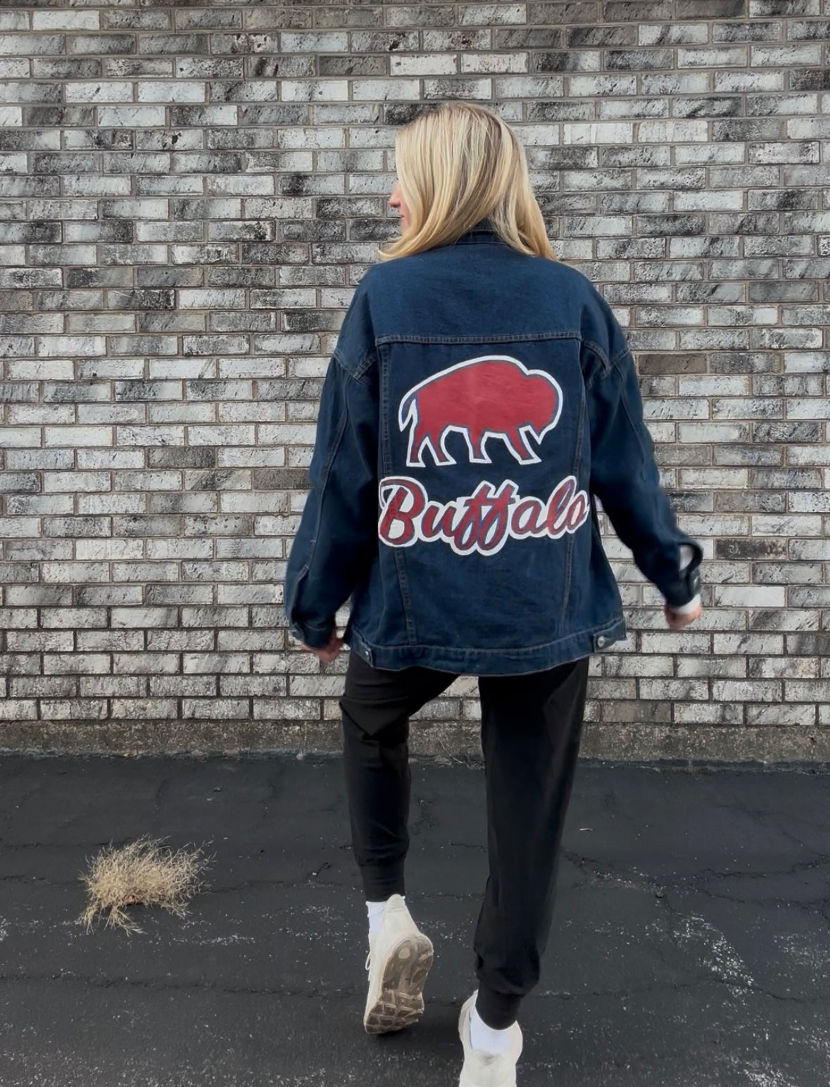 Standing Buffalo Women’s Jacket, small (oversized)