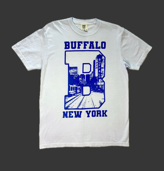 NEW Blue Skyline B Tees