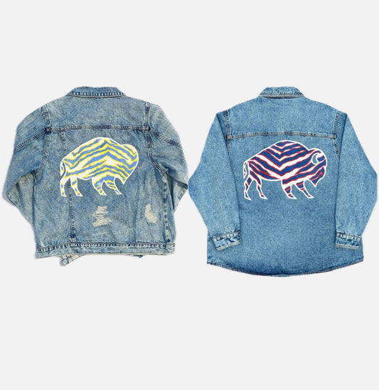 Denim paint night class