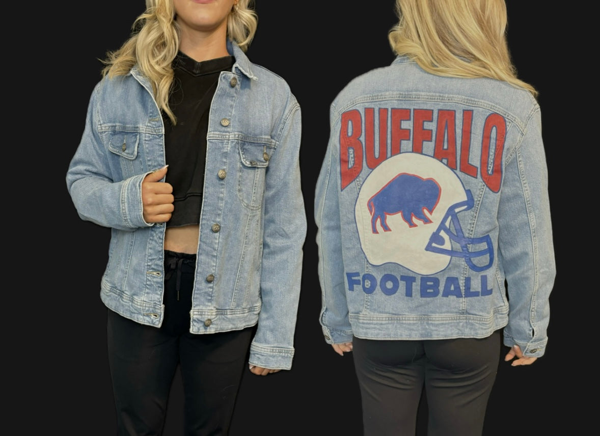 Vintage Buffalo Helmet Jacket, women’s large