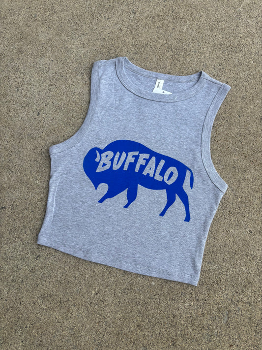 Buffalo Cropped Tank Top
