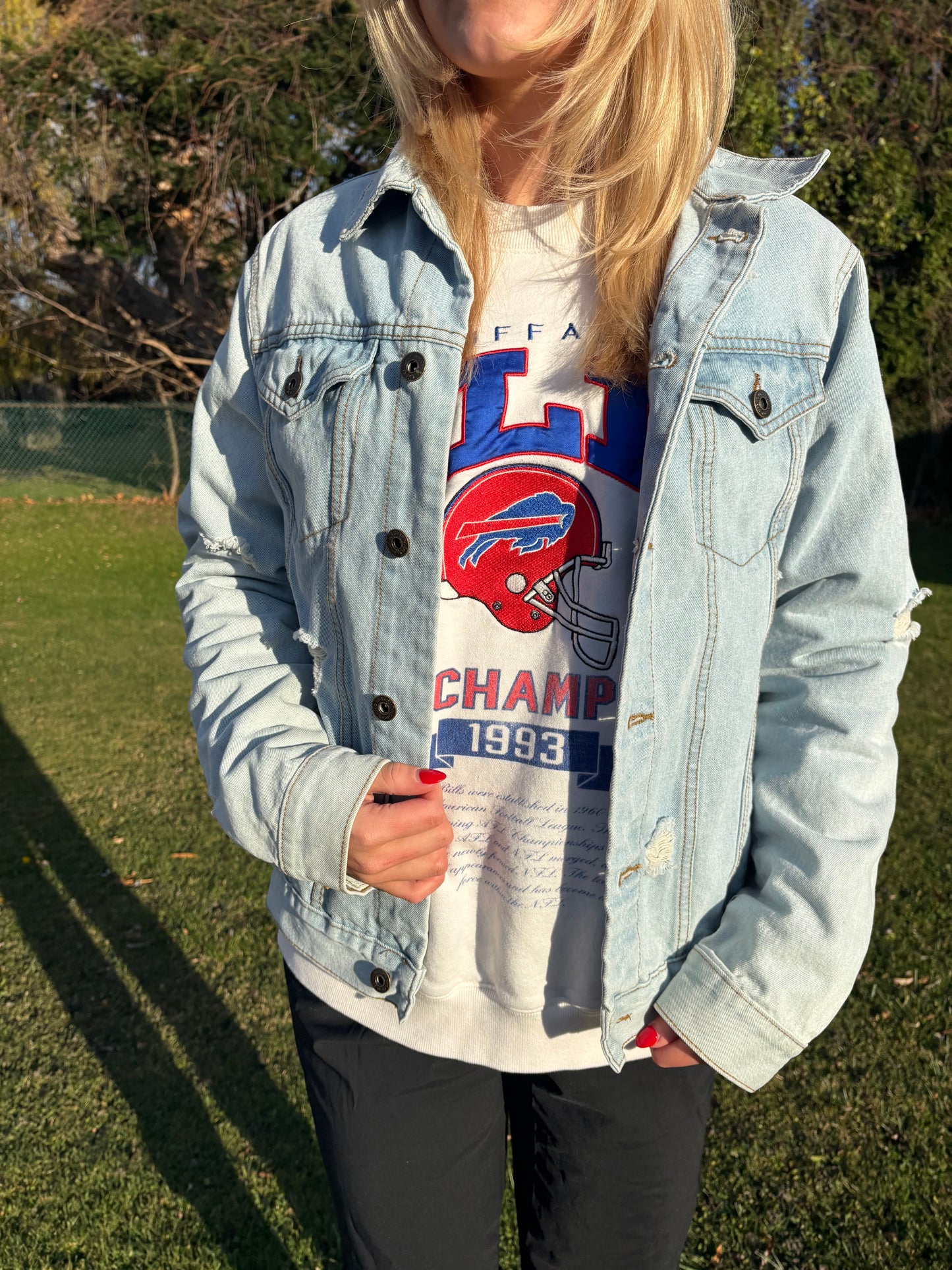 Blue Buffalo Head, women’s small