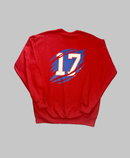 17 Ripped Jersey Crewneck (unisex medium)