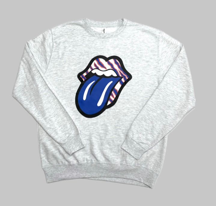 Blue Buffalo Lips Crewneck