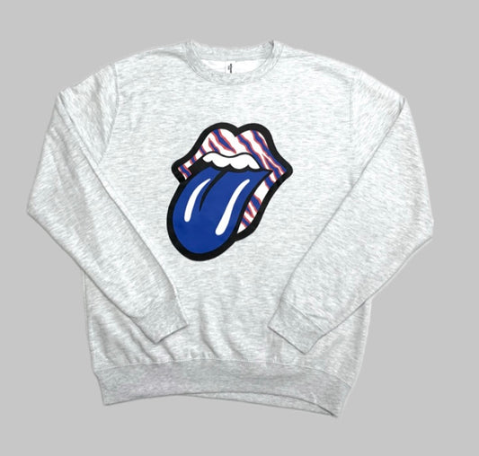 Blue Buffalo Lips Crewneck